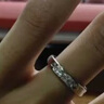 中国黄金（CHINA GOLD）冰川足银情侣戒指男女款一对戒结婚纪念日618送女朋友生日礼物女 京速达*冰川情侣对戒【中金礼盒】 开口可调节 实拍图