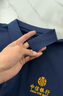 釉郝印夏季工作服定制polo工衣t恤订短袖文化衫印字logo定做广告衫刺绣 【B-赛络纺衬衫领】藏青 L 实拍图