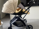TianRui婴儿推车高景观可坐可躺双向轻便折叠避震新生儿宝宝推车婴儿车 二代旗舰版-摩卡绿  皮质顶棚 实拍图