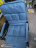 汤凯颐电脑椅懒人沙发宿舍家用靠背椅可躺可调办公椅学生折叠座椅电竞椅 天空蓝+储物袋【靠背五档调节】 实拍图