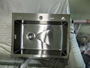 苏泊尔水槽大单槽厨房洗菜盆一体盆洗碗槽台下盆洗菜水池304不锈钢水槽 （60*45）本色手工槽-不带龙头 实拍图