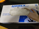 爱马斯（AMMEX）一次性手套食品级餐饮厨房美容小龙虾透明烘培不粘防护PVC手套M码 实拍图