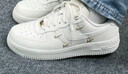 耐克NIKE板鞋女空军一号 AIR FORCE 1运动鞋FV3654-111帆白36.5 实拍图
