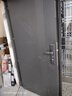 挺固加厚甲级防盗门入户门+防撬防爆安全门子母门+防火岩棉填充＋智能锁人脸识别 氟碳灰 2050*960【单门，开向可选】 机械锁 实拍图