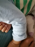优衣库婴幼儿宝宝HEATTECH棉混纺圆领T恤/长袖保暖衣秋衣478444 61 水蓝色 90 实拍图
