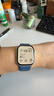 Apple/苹果 Watch Series 10 智能手表GPS款42毫米银色铝金属表壳丹宁色运动型表带S/M MX1J3CH/B 实拍图