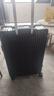 掌金者行李箱男大容量皮箱登机出差万向轮铝框拉杆箱高颜值密码箱旅行箱 经典防刮【钢琴黑】 拉链 28英寸 加大容量搬家出国 实拍图