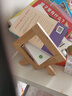 木马人桌面小型书架收纳置物架办公室桌上整理客厅餐桌台面多层摆放简约 【加厚加粗纯竹】原色52长 实拍图