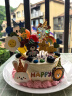 多美忆生日场景布置生日快乐道具男孩女孩儿童蛋糕装饰卡通插件材料套装 实拍图
