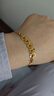 周大生黄金手链五帝钱手链好运自带送女友生日纪念情人节礼物 约6g 实拍图