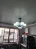 珺蒂北欧现代简约客厅吊灯餐厅灯大气家用卧室灯自建房全屋灯具套餐 黑色-防尘6头-三色变光 实拍图