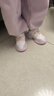 迪士尼童鞋女童春秋单里运动鞋公主风女孩户外跑步鞋DST1102粉色28码 实拍图