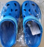 酷趣（Coqui）儿童洞洞鞋男童女童轻质排沙两穿休闲拖鞋大童星空蓝32-33 CQ8537 实拍图