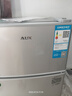 奥克斯（AUX）小冰箱小型家用双门出租房用宿舍寝室办公室冷藏冷冻两用省电迷你电冰箱 【净化去味】BCD-42A156DW银丨节能低噪 实拍图