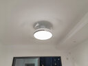 四季沐歌（MICOE）隐形led餐厅风扇灯吊扇灯卧室极简约灯具现代中式灯饰变频遥控 高显48寸无极-变频6档-黑夜 实拍图