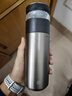 京东京造保温杯【茶水分离】男女大容量316L不锈钢泡茶水杯子金属灰500ml 实拍图