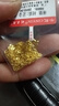 千影黄金项链女款9999足金水波链粗细锁骨链男链子绞丝链真金首饰结实 重3.37-3.6g 约43-45(含工费18) 实拍图