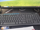 罗技（Logitech）MK275 键鼠套装 无线键鼠套装 办公键鼠套装 全尺寸 商务键鼠套装 带无线2.4G接收器 黑蓝色 实拍图