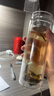 富光 男女士双层玻璃杯 水杯 支持团购定制 304杯子泡茶杯400ML黑 实拍图