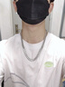 初逅男士古巴项链 加粗钛钢潮流锁骨链高街hiphop嘻哈欧美简约风配饰 古巴项链55cm*10mm 实拍图