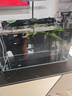 金晶五线超白鱼缸生态造景水族成品家用桌面鱼缸玻璃鱼箱 50*27*30CM 实拍图
