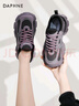 达芙妮官方 老爹鞋女2026新款休闲增高鞋子女春夏厚底百搭ins潮运动女鞋 香芋紫【主图款新品推荐】 38 实拍图
