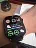 istrap苹果手表表带真皮爱马仕同款牛皮适用apple watch手表带S11/10/9/8/7/6/SE男女士iWatch ultra2/3 栗棕白线丨银色配件 44/45/46MM表盘【适用Wa 实拍图