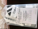 Calvin Klein内衣【父亲节礼物】男士本命年三条装ck提花棉质三角内裤男U2661 998-太空黑/椰青灰/月光白 3条 L 实拍图