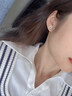 周百福 S925银针一周耳钉女士星期礼盒套装高级纪念日生日礼物送女朋友 实拍图