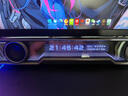 漫步者花再Halo PixelBar字幕歌词音响电脑桌面音箱 自定义屏幕长条有线音箱蓝牙6.0RGB灯效 破界黑 实拍图