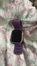 Apple Watch Series 10 智能手表46毫米玫瑰金色铝金属表壳梅子色回环式表带【蜂窝】 实拍图