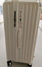 DULA五轮大容量行李箱杯架旅行箱充电拉杆箱密码箱皮箱子皓月白24英寸 实拍图