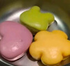 九洲丰园有机龙宝宝紫薯包198g*2袋/12只 卡通包子早饭速食儿童早餐食品 实拍图