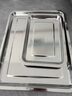 百畅  食品级304不锈钢托盘长方形盘子家用方盘餐盘烤鱼铁盘子蒸盘 升级款304加厚浅盘22*2*32cm 实拍图