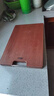 双枪乌金檀菜板 百年龄整木砧案板家用切菜食品抗菌防霉实木40*27*2.5 实拍图