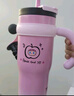 BABLOV保温杯女士大容量 学生陶瓷覆膜内胆茶水分离吸管水杯1250ml 实拍图