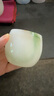唐丰琉璃品茗杯单个家用玉瓷功夫茶主人杯透明个人杯茶盏定制logo 翠绿龙胆杯 实拍图