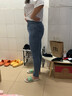 浪莎显高显瘦牛仔裤女士高腰春季紧身靴子长裤修身小脚裤弹力铅笔裤子 实拍图