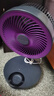 艾美特（AIRMATE）空气循环扇家用折叠落地扇电风扇学生宿舍直流变频省电桌面小风扇台式节能电扇自由伸缩折叠 RD207 实拍图