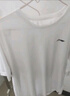 李宁（LI-NING）t恤男短袖衣服运动服饰篮球体恤夏季2025冰丝速干跑步男士健身装 新基础白 XL 实拍图