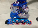 迪士尼（Disney）轮滑鞋儿童男溜冰鞋专业滑冰鞋初学旱冰闪光套装 实拍图
