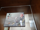 电表箱装饰画免打孔现代简约客厅餐厅挂画总开关电闸盒遮挡配电箱 荷花家和 40*30遮挡30*20 上掀款-无液压杆 实拍图