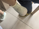 贝比宝宝学步鞋婴儿鞋子软底防滑夏季室内鞋袜家居地板鞋男 浅荷绿 实拍图