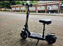 永久电动滑板车便携两轮代步车电瓶车迷你小型代驾折叠电动车锂电池 36V黑/7重减震数/20-30KM 实拍图
