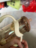 奶爸爸（Nicepapa）PPSU翻盖奶瓶240ML奶瓶宽口径宝宝吸管奶瓶十字L码（10个月+） 实拍图