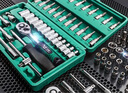 绿林（GREENER）47件套筒扳手汽修工具箱套装棘轮摩托修车公路全套快速扭力螺丝 实拍图