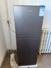 HYUNDAI（韩国现代）小冰箱迷你小型家用冷藏冷冻宿舍出租房办公室双开门二门电冰箱节能省电 118L灰【行业爆款+省电轻音】 实拍图