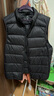 京东京造【零压系列】轻薄羽绒服男外套冬季 防钻绒马甲背心男 曜石黑 L 实拍图