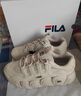 斐乐（FILA）可颂面包鞋运动鞋男士休闲鞋舒适厚底老爹鞋复古 燕麦色-OM 43 实拍图