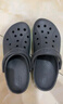 crocs卡骆驰洞洞鞋贝雅卡骆班轻便耐磨一脚蹬休闲鞋|205089 石板灰/青柠绿-0GX 44 (280mm) 实拍图